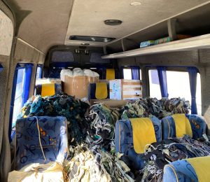 Доставка маскувальних сіток з Житомира на передову. Березень, 2022