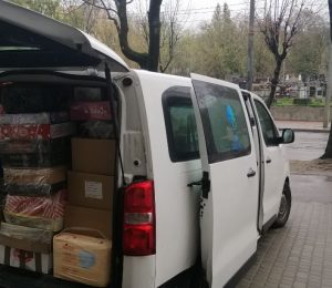 Продукти, засоби гігієни, теплі речі від колег з Львівгаз Збут колегам із Чернігова. Березень, 2022