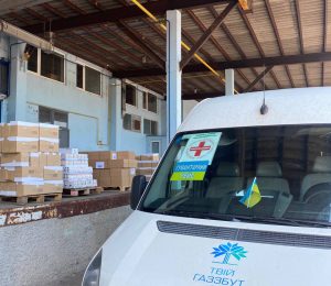 Рейс зі Львова до лікарень Чернігов. Веземо дитяче харчування і їжу для хворих, що не можуть жувати. Травень, 2022