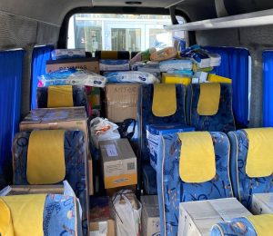 Ліки, продукти та засоби гігієни від Закарпатгаз Збут для жителів Чернігова. Квітень, 2022