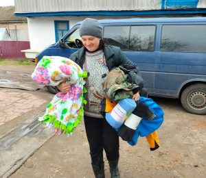 Теплі речі для жителів Нової Басані. Квітень, 2022