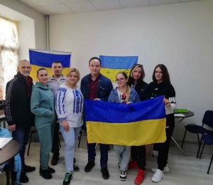 Команда Хмельницькгаз Збут радіють, що вже відправили рейс до Харкова. Квітень, 2022